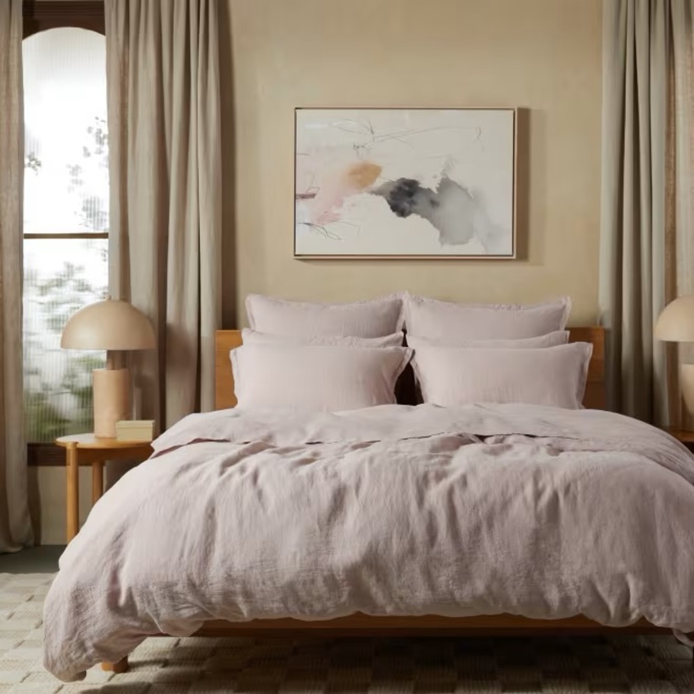 Parachute Linen Duvet Cover and Percale Pillowcases (Full/Queen)